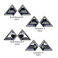 Ford Bronco Black Diamond/Black Diamond Sasquatch Emblem Badge