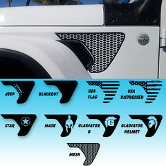 JL’s & Gladiator Side Fender Decal 2018+