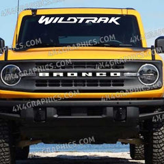 Ford Bronco Wildtrak Windshield Banner