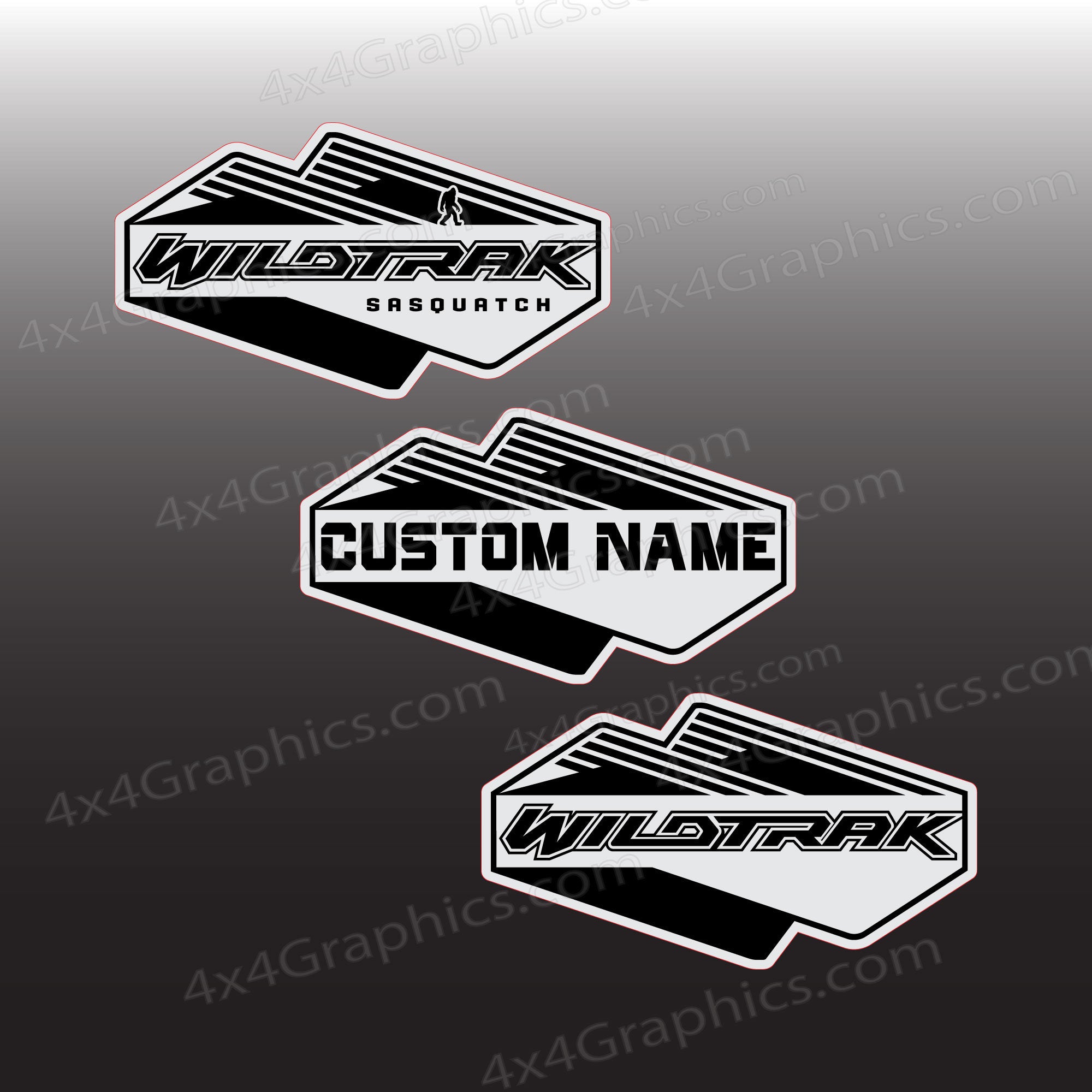 2021-2023 Ford Bronco Wildtrak, Wildtrak Sasquatch or Personalized Emblem Badge