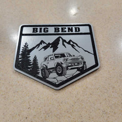 Ford Bronco Big Bend Emblem Badge #32670