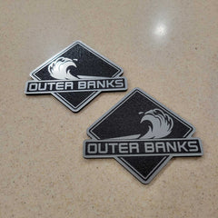 Ford Bronco Outer Banks, Outer Banks Sasquatch or Personalized Emblem Badge (Pair)