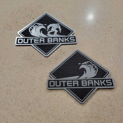 Ford Bronco Outer Banks, Outer Banks Sasquatch or Personalized Emblem Badge (Pair)