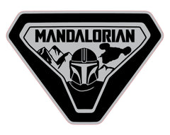 Ford Bronco Mandalorian, Mythosaur, Mudhorn, Razor Crest Emblem Badge