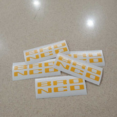 2021+ Ford Bronco Full Size - 2 sets Dash Inlays Vinyl Letters Decals