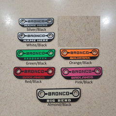 Ford Bronco Center Console Personalized Badge