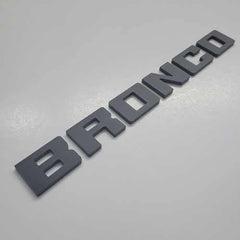 Bronco 3D Raised Emblem Badge Letters (Pair)