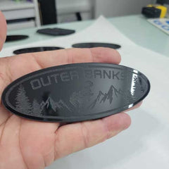 Outer Banks Ford Bronco Full or Sport Oval Emblem Badge Tailgate Door Replacement.