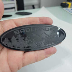 Badlands Ford Bronco Full or Sport Oval Emblem Badge Tailgate Door Replacement.