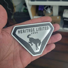 Ford Bronco Heritage 1966 Emblem Badge #32627