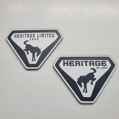 Ford Bronco Heritage 1966 Emblem Badge #32627