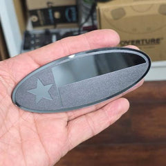 Texas Flag Ford Bronco Full or Sport Oval Emblem Badge Tailgate Door Replacement.