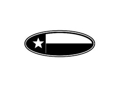 Texas Flag Ford Bronco Full or Sport Oval Emblem Badge Tailgate Door Replacement.
