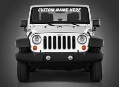 Custom Windshield Banner Live Preview