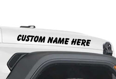 Custom Side Hood Name Live Preview