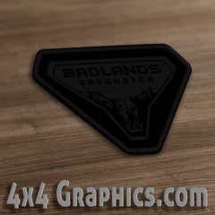 Ford Bronco Badlands Sasquatch Emblem Badge #32617