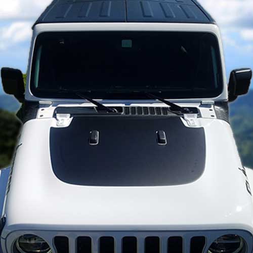 Jeep JL&#39;s and GLADIATOR Hood Vinyl Decals 2018-2023
