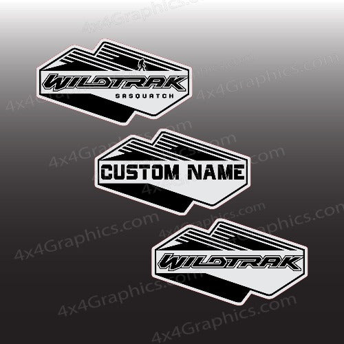 2021+ Ford Bronco Wildtrak, Wildtrak Sasquatch or Personalized Emblem Badge