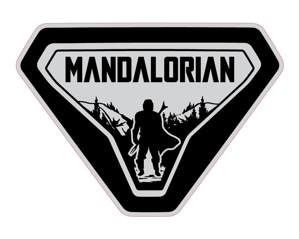 Ford Bronco Mandalorian, Mythosaur, Mudhorn, Razor Crest Emblem Badge