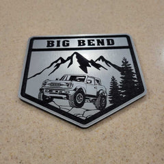 Ford Bronco Big Bend Emblem Badge #32670