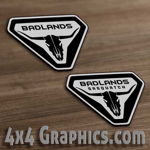 Ford Bronco Badlands Long Horn Emblem Badge #32625
